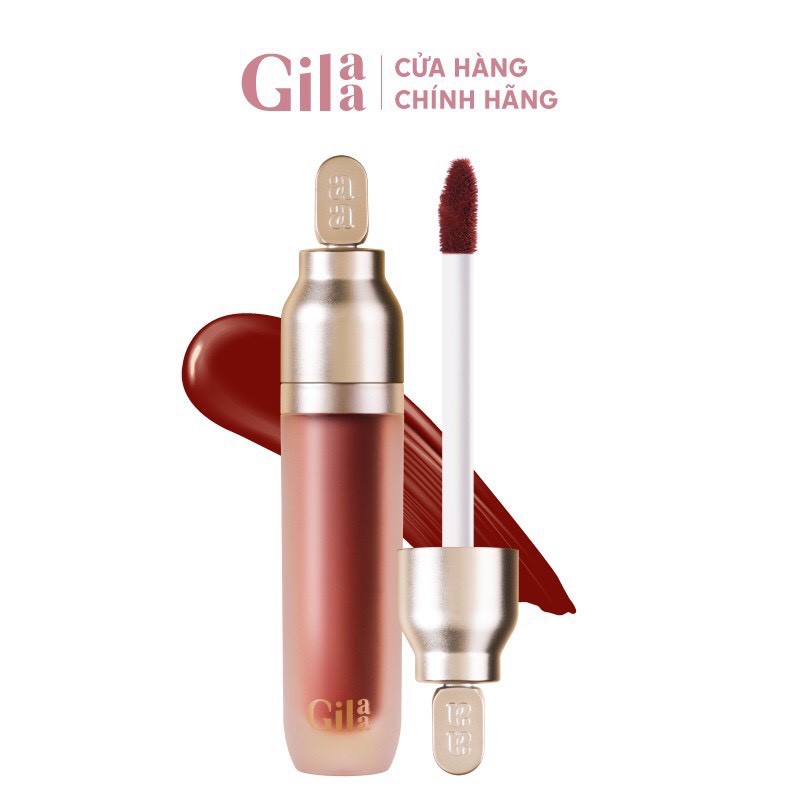 [TẶNG MẶT NẠ NHAU THAI CỪU] Son Kem Lỳ Gilaa Plumping Lip Serum - Phiên bản Velvet Tint Hoàn Hảo (3.8g)