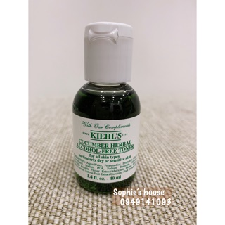 Nước hoa hồng Kiehl's Cucumber Herbal Alcohol Free Toner 40ml