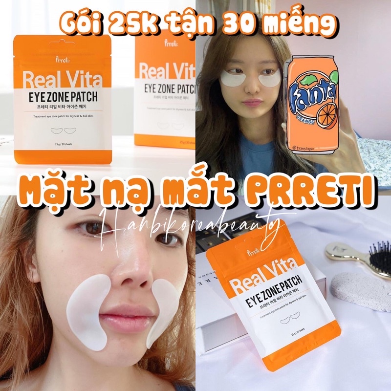 MẶT NẠ MẮT PRRETI 🍊🍊