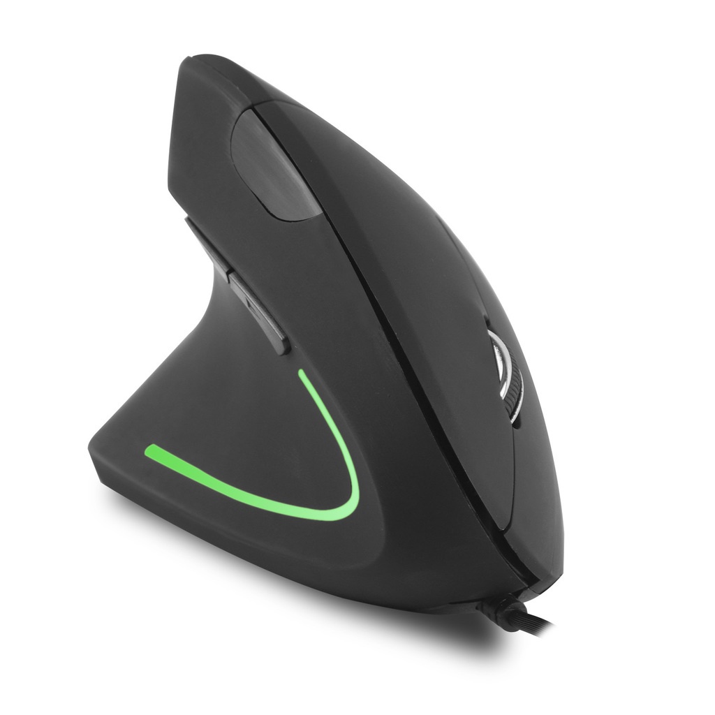 5D Tay trái chuột thẳng đứng chuột thẳng đứng chuột cho PC bên trái chuột có dây chuột công thái học chuột RGB cho máy tính xách tay Chuột Dây Dọc Dọc Dọc 5D Cho Máy Tính