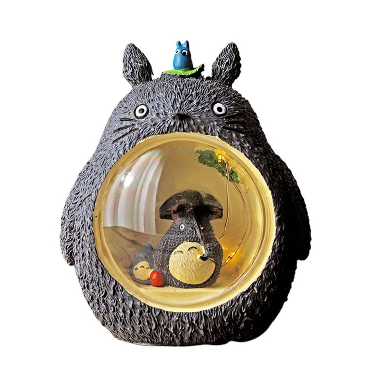 Studio Ghibli Totoro Figures LED Mô hình ánh sáng ban đêm Đồ chơi Anime Totoro Ngôi sao Đồ chơi