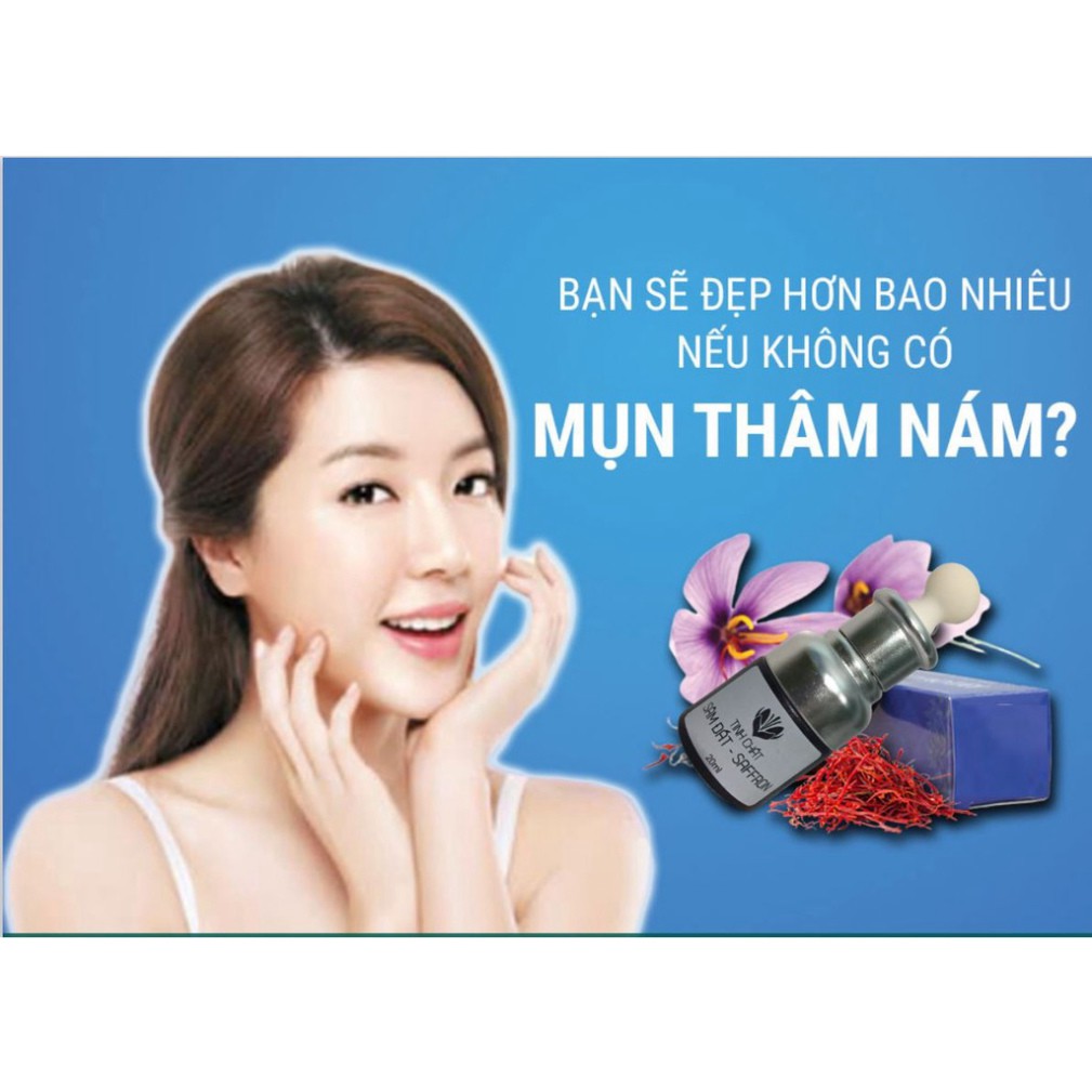 Serum Chuyên Về Mụn Tinh Chất Sâm Đất Saffron, Đánh Bật Các Loại Mụn, Thâm Nám, Se Khít Lỗ Chân Lông, Trắng Da, 20ml | BigBuy360 - bigbuy360.vn
