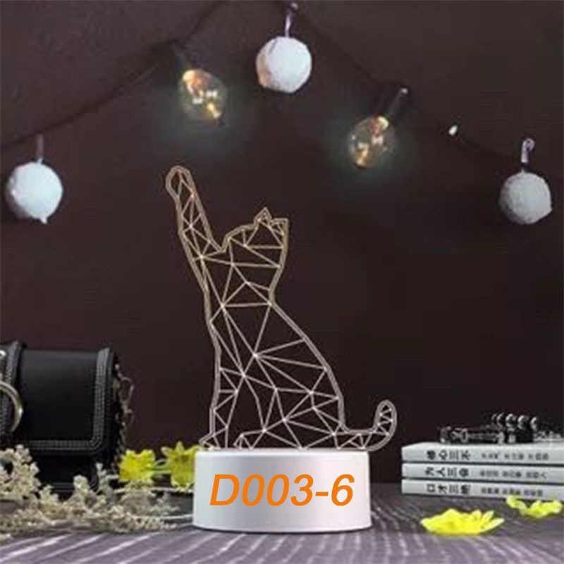 Đèn led hình 3D trang trí phòng đẹp