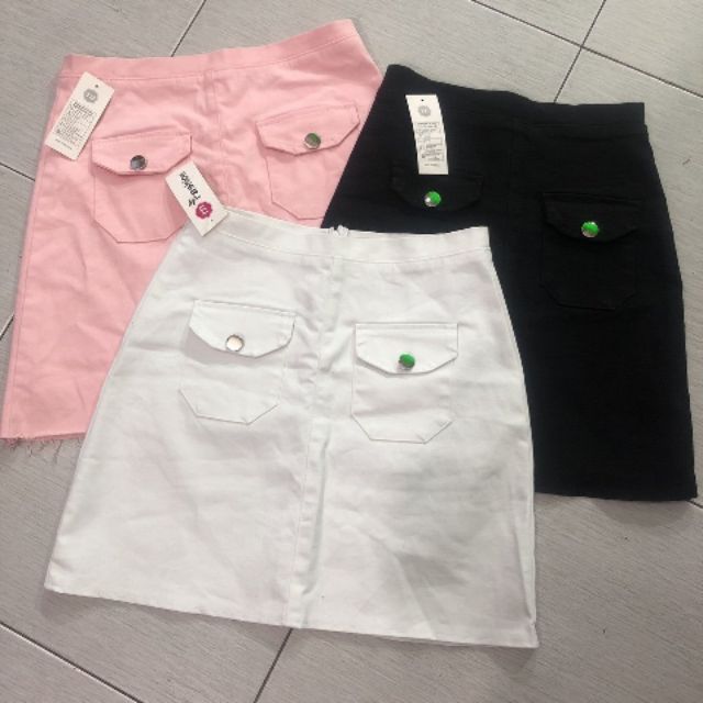 Váy kaki túi hộp(ảnh thật)