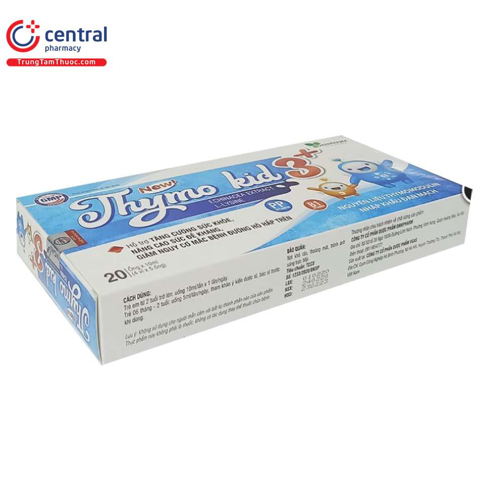 Tăng sức đề kháng Thymo Kid 3+ DANIPHARM (hộp 20 lọ*10ml)