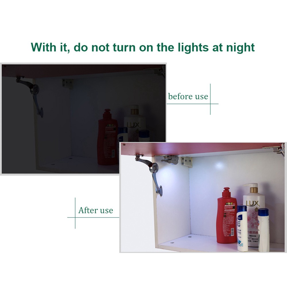 <KÈM PIN>Đèn LED gắn bản lề tủ quần áo tiện dụng cao cấp 88152 THẾ GIỚI TIỆN ÍCH