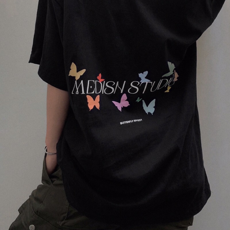 ÁO THUN MEDISN BUTTERFLY BLACK T-SHIRT