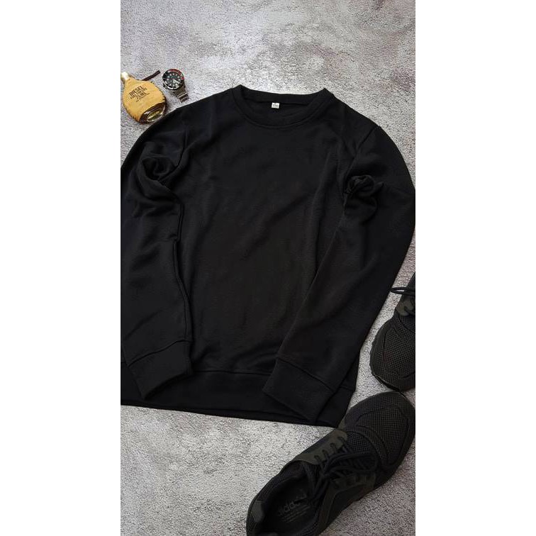 (FREESHIP)Áo sweater nỉ trơn 3 màu