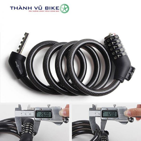Khóa số xe đạp chính hãng Dahon - 5 số - Thành Vũ Bike