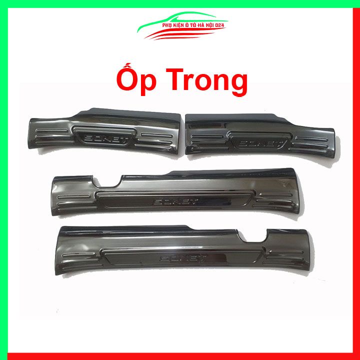 Ốp bậc cửa nẹp bước chân TITAN ô tô Sonet 2021-2023 chống trầy bảo vệ xe