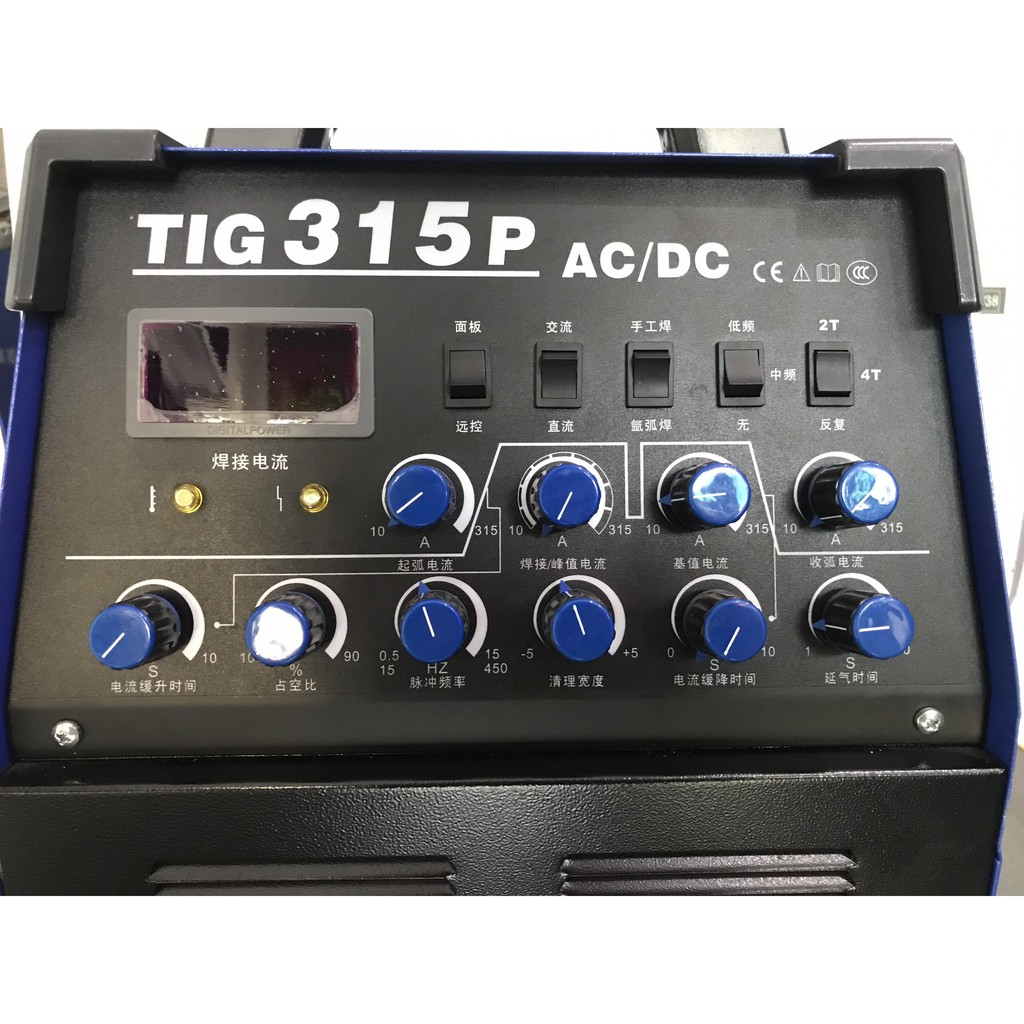 Máy hàn Điện tử RILAND TIG 315P AC/DC Chính hãng 100% bao gồm (VAT)