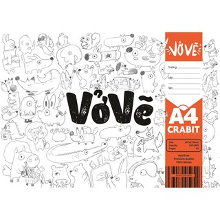 Vở vẽ đen trắng - Crabit Notebuck (1951)