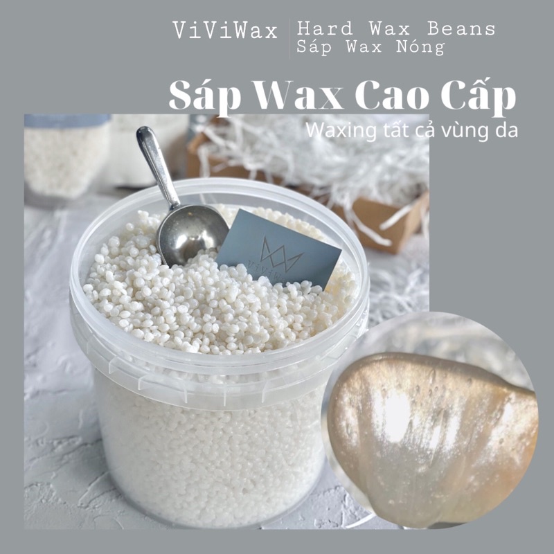 Sáp Wax Lông Cao Cấp Cho Mọi Vùng Da 100gram - 300gram by ViViWax ( Lilac & Crystal Light Wax Beans)