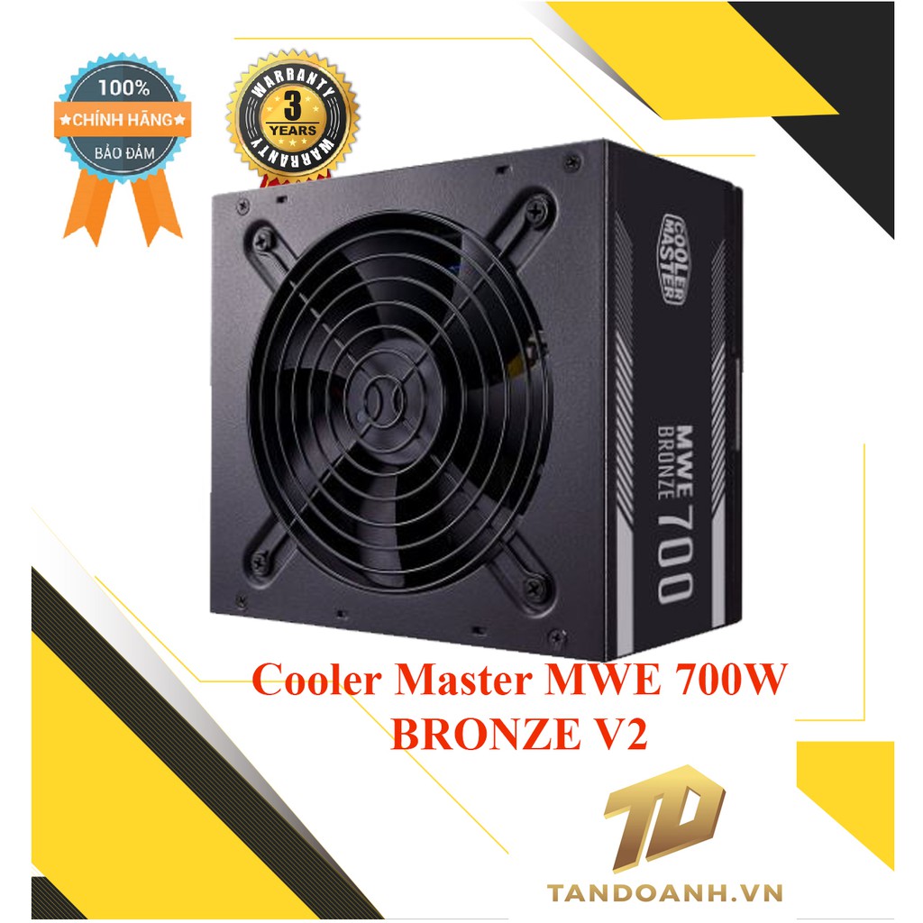 [Mã ELMS5 giảm 7% đơn 300K] Nguồn máy tính Cooler Master MWE Bronze V2 700W