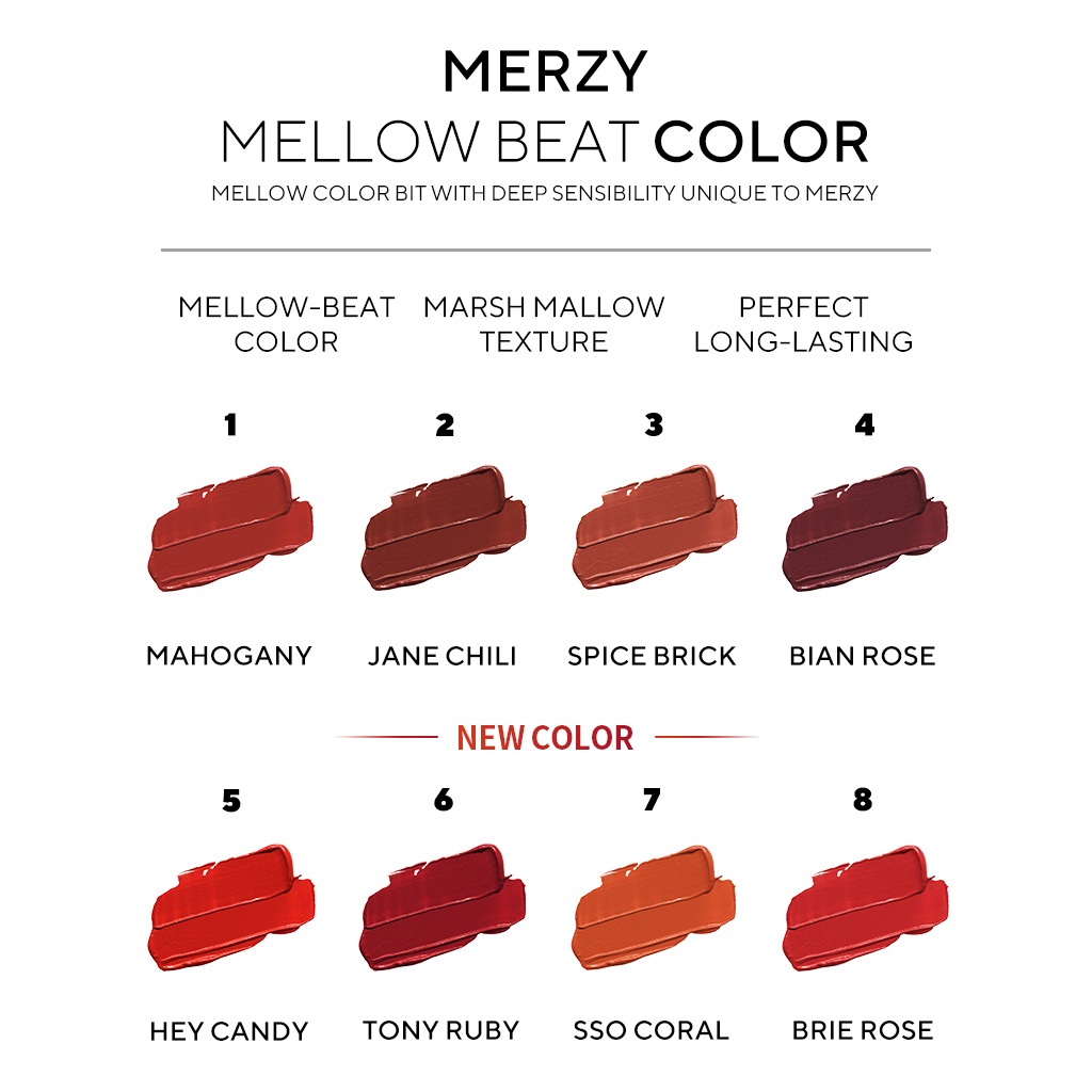 Son kem lì Merzy Mellow Tint  Bite The Beat/  Dreamy Late Night