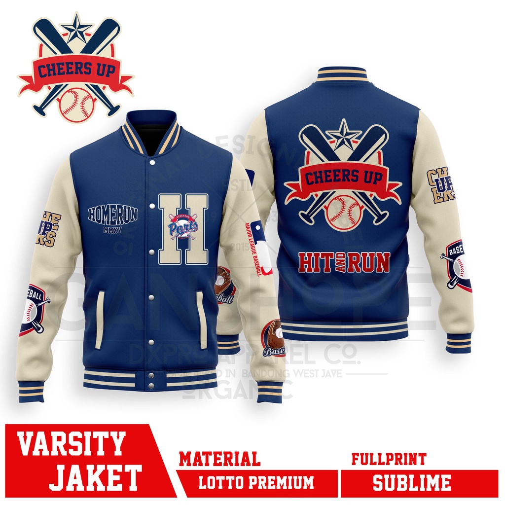 MLB Áo khoác bóng chày Unisex BASEBALL VARSITY