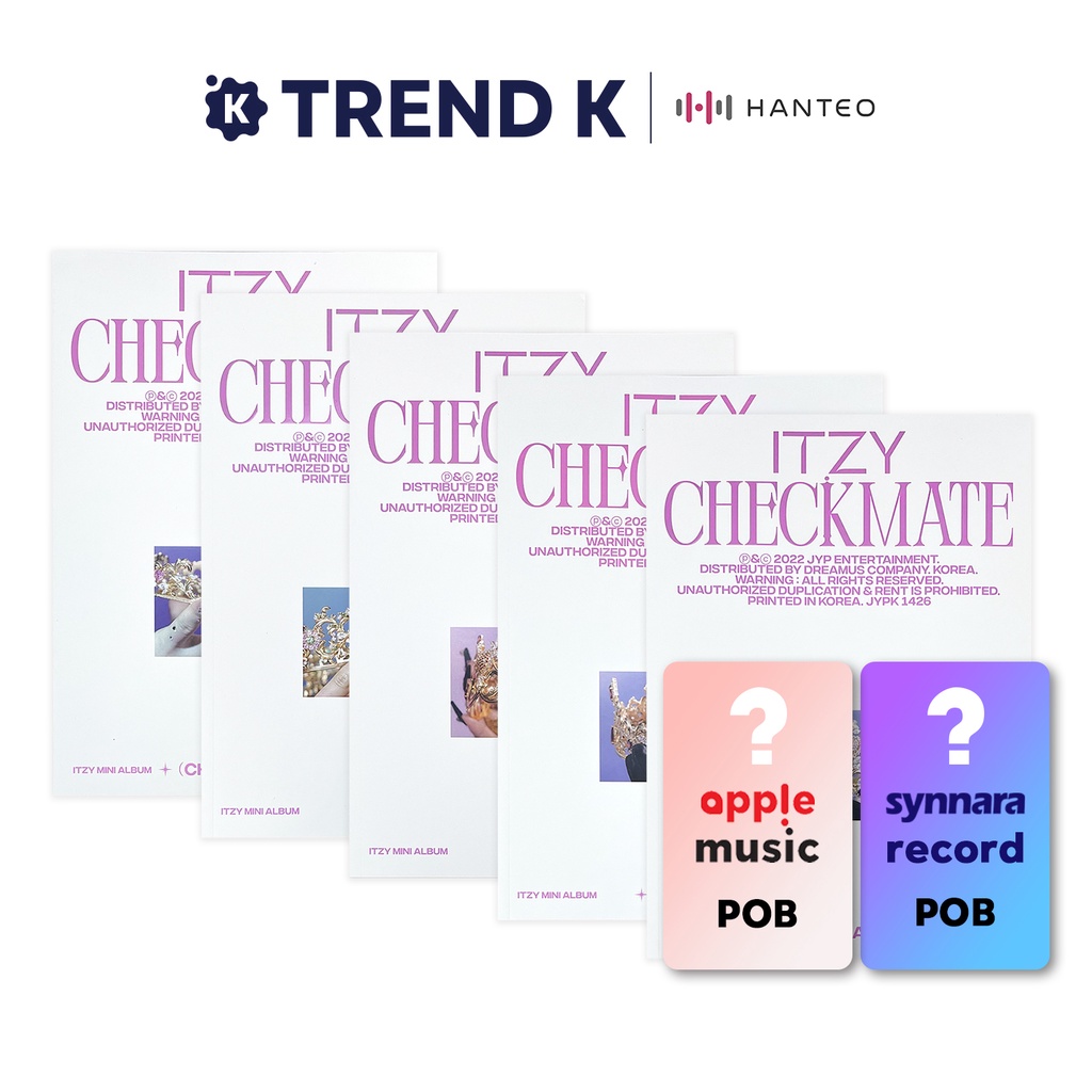 [Site POB] ITZY - Mini Album [CHECKMATE] (STANDARD EDITION)