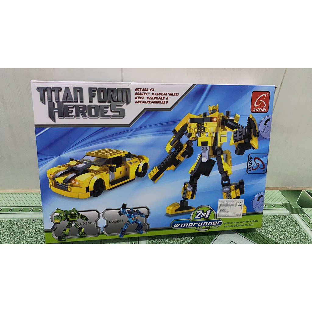 Lego- Robo Biến Hình Xe 2in1 TITAN FORM HEROES
