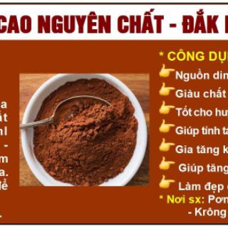 Ca cao nguyên chất Đaklak (1kg)
