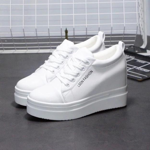 (ODER 5 ngày) Giày thể thao độn đế nữ cao 8cm (Có sz40) vip