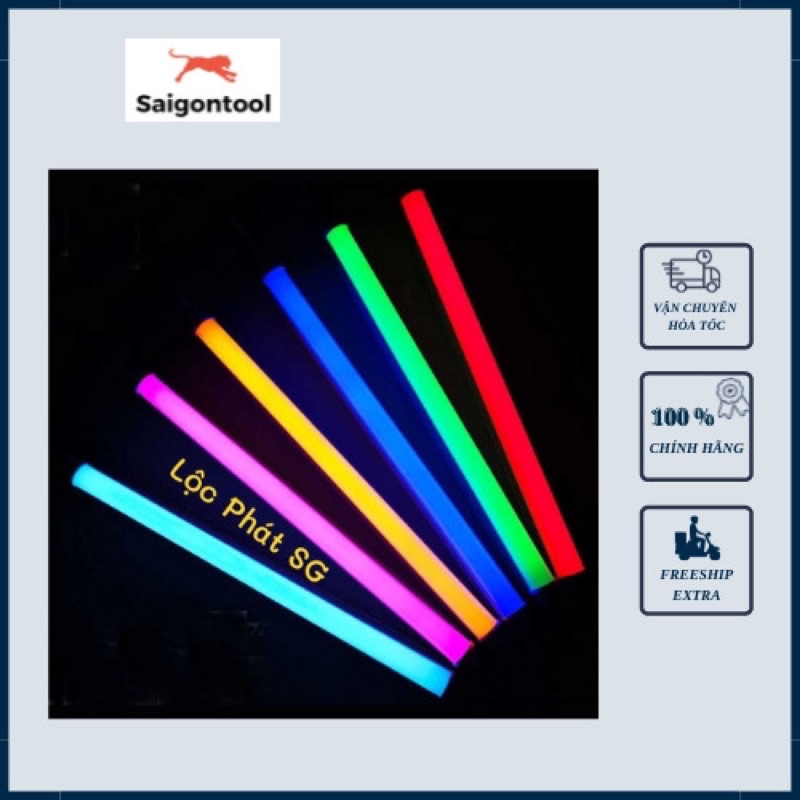 Đèn LED Tuýp chuyên dùng quay Tiktok (120cm, 90cm) - Đủ màu siêu sáng, loại tốt
