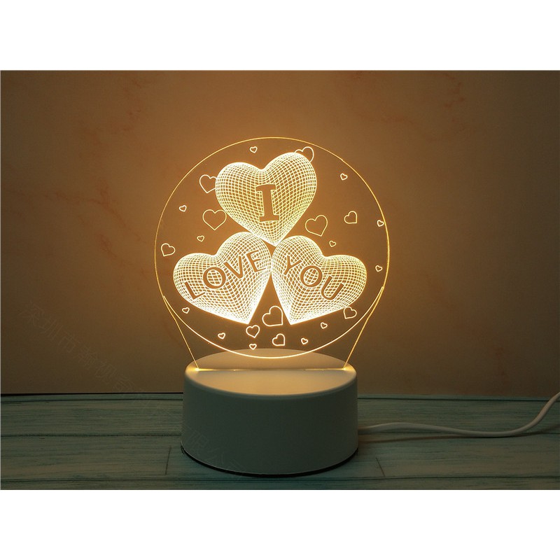 ĐÈN LED 3D I LOVE YOU - MÓN QUÀ ĐỘC ĐÁO KHÔNG THỂ BỎ QUA!