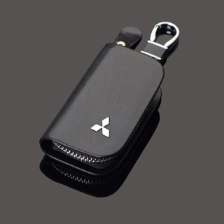 Bao da chìa khóa xe mitsubishi cao cấp