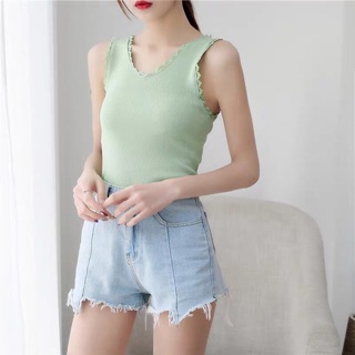 Áo len ba lỗ pha ren.sỉ 85k