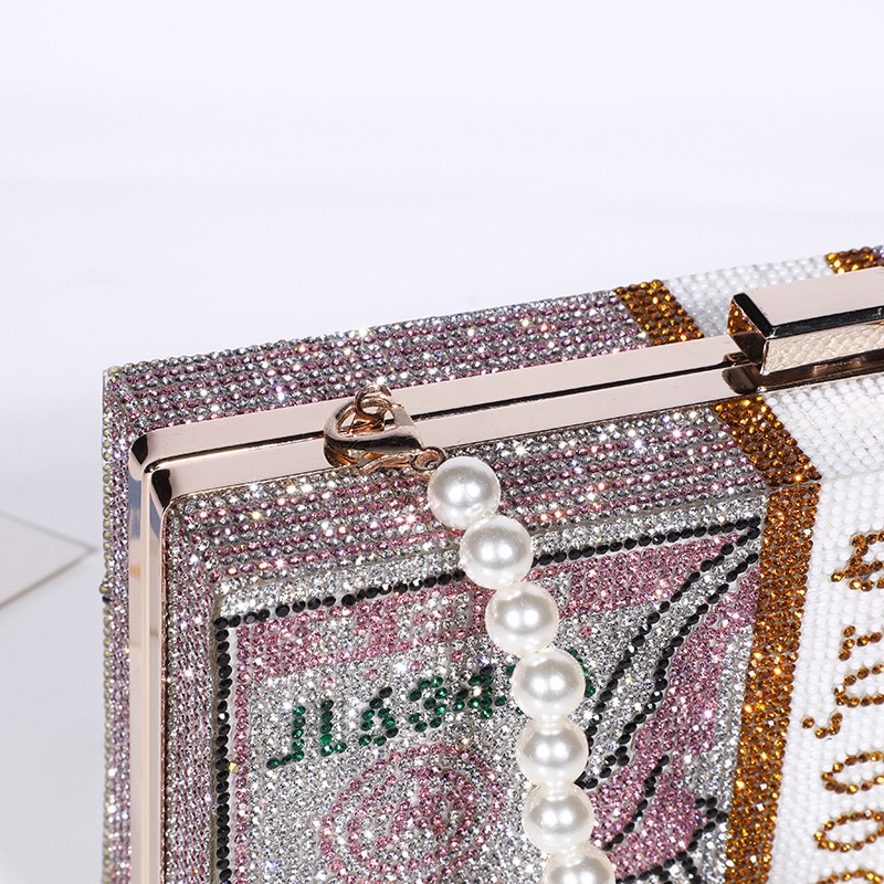 Bán Chạy Ví Cầm Tay Đính Kim Cương Đồng Đô La Cổ Điển Cá Tính Thời Trang Cho Nữ