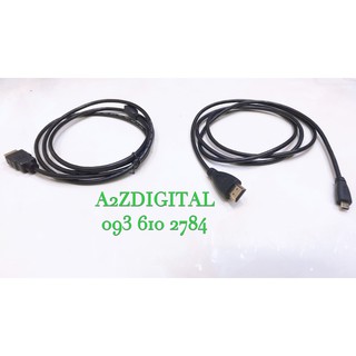 CÁP MICRO HDMI SANG HDMI DÀI 1.5Mét