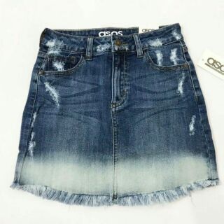 Chân váy ombre mix tua lai Asos