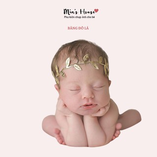 [ Phu kiện chụp ảnh cho bé ] - Băng Đô Lá Cho Bé