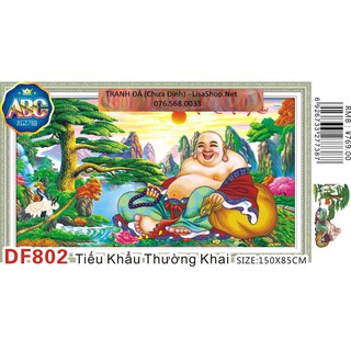 Tranh đính đá phật di lạc df802 chưa đính