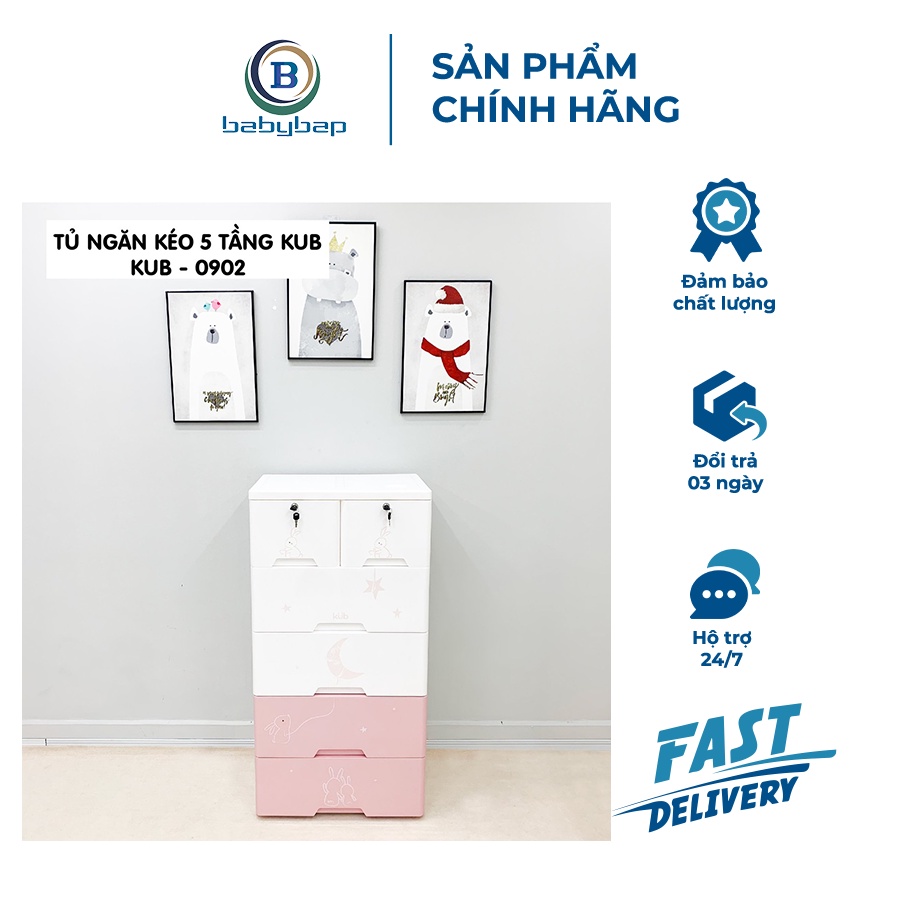Tủ Ngăn Kéo 5 Tầng Kub Mẫu Mới KUB-0902