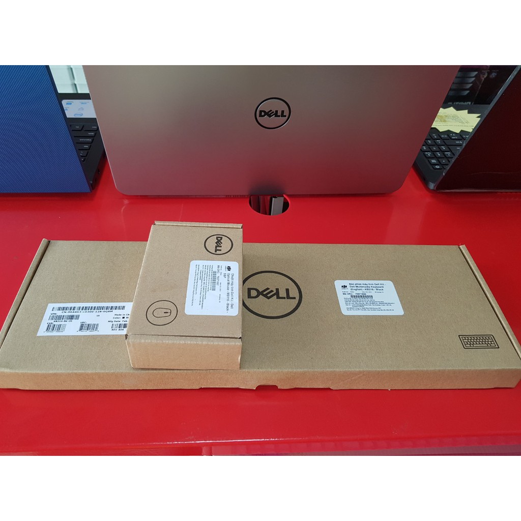 Bộ phím chuột Dell Kit-Dell Multimedia - Optical KB216 + MS116 có dây - Hàng chuẩn hãng có seri từng mã