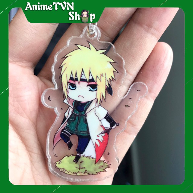 Móc khoá Mica anime Naruto (Loại 1) - Nhựa Cứng Acrylic In 2 mặt sắc nét ( ảnh thật )