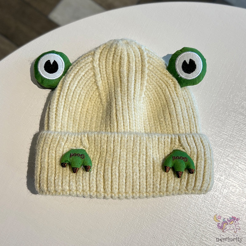 Mũ Dệt Kim Hoạ Tiết Hoạt Hình Phong Cách Hàn Quốc Cho Bé