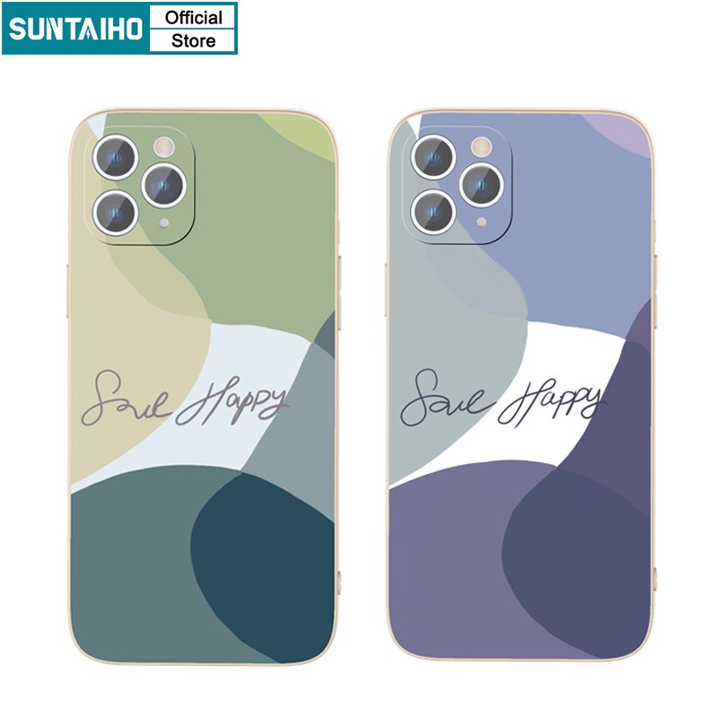 Suntaiho Three Colors Plaid Soft Silicone Phone Case For Iphone 11 Pro Max13 12 Pro Max 7 8 Plus XS XR
