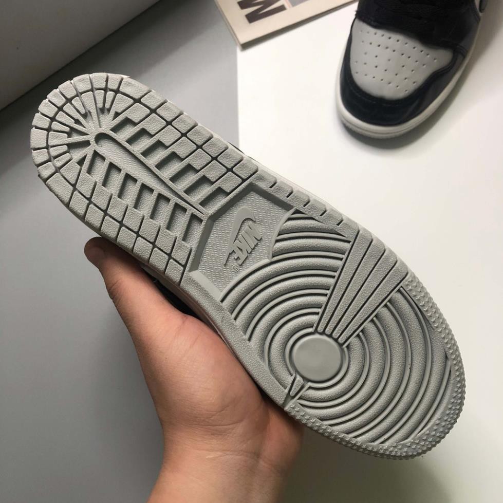 Giày Jordan 1 Cổ Thấp, Giày Sneaker JD1 Xám Đen Cổ Thấp Da Cao Cấp Đế Khâu Chắc Chắn Full Size Nam Nữ 36-43 | BigBuy360 - bigbuy360.vn