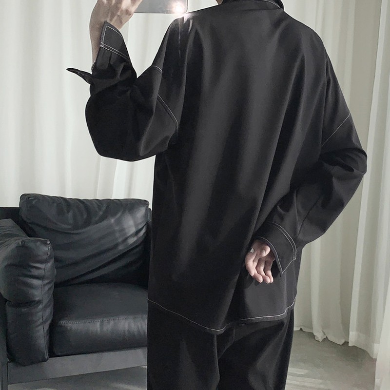 Áo Sơ Mi Nam Dài Tay Cổ Bẻ Thời Trang Hàn Quốc | BigBuy360 - bigbuy360.vn