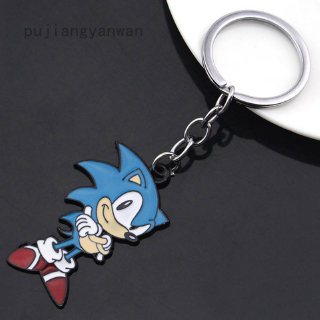 Móc Khóa Kim Loại Hình Nhím Sonic Dễ Thương
