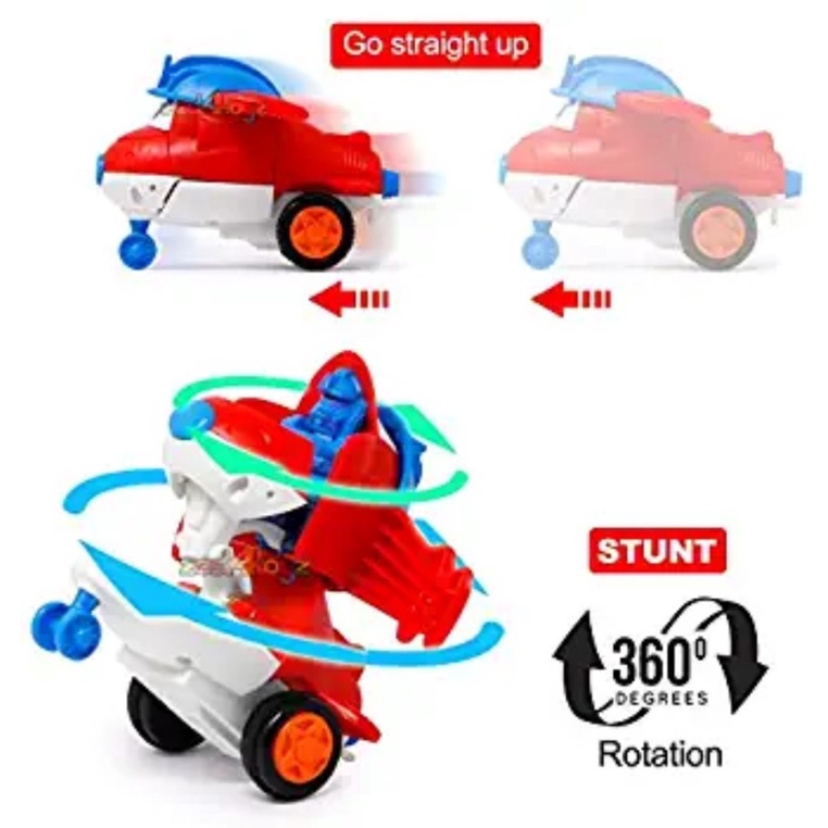Máy Bay Biến Hình Robot Chạy Chớn Nhào Lộn 360