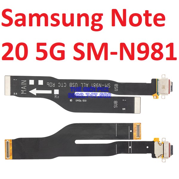 Cụm Chân Sạc Samsung Galaxy Note 20 5G | Dây main sạc Galaxy Note 20 Ultra 5G