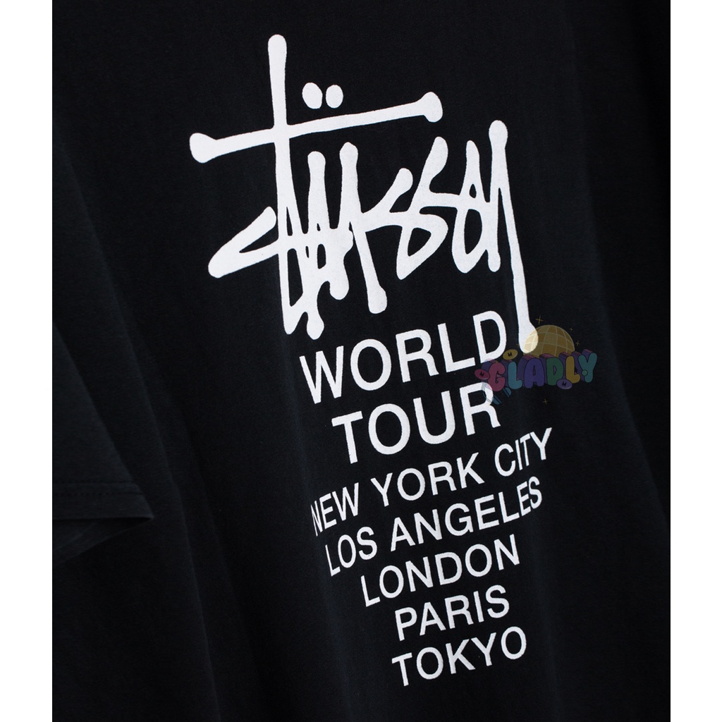 Áo phông Stussy họa tiết World Tour bản Úc
