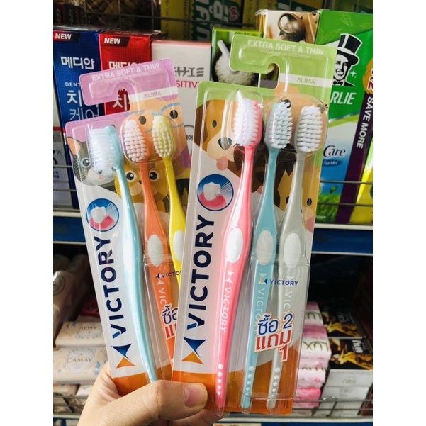 Set 3 Bàn Chải siêu mềm victory chính hãng