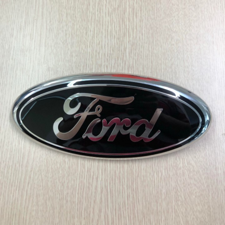 Biểu tượng logo cao cấp thương hiệu FORD (Trước xe) - Có 3 mầu: Đen, Xanh và Cờ Mỹ