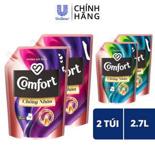 Combo 2 Túi Nước Xả Vải Comfort Chống Nhăn 2.7L/túi