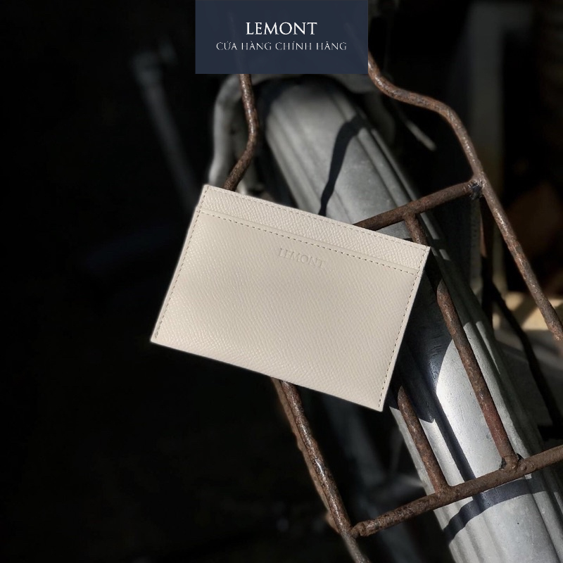 Ví da bò thật đựng thẻ Crush mỏng gọn - Thiết kế chính hãng từ Lemont.