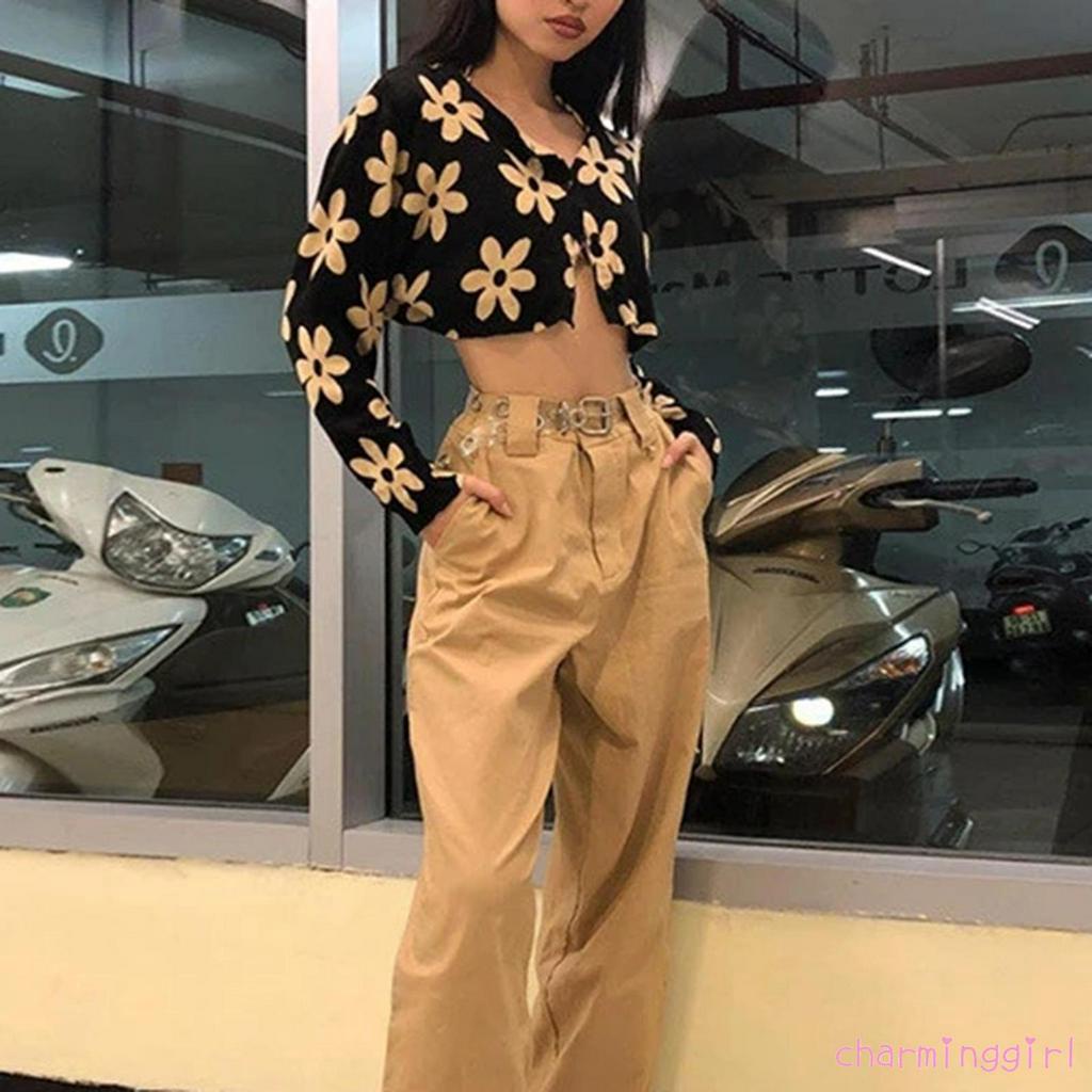 Áo Nữ Tay Dài Cổ Chữ V Thời Trang Quyến Rũ