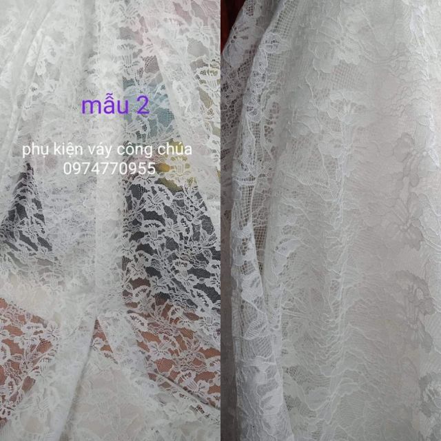 Vải ren may áo dài ,váy